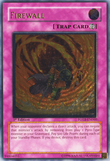 Firewall [FOTB-EN060] Ultimate Rare | Play N Trade Winnipeg