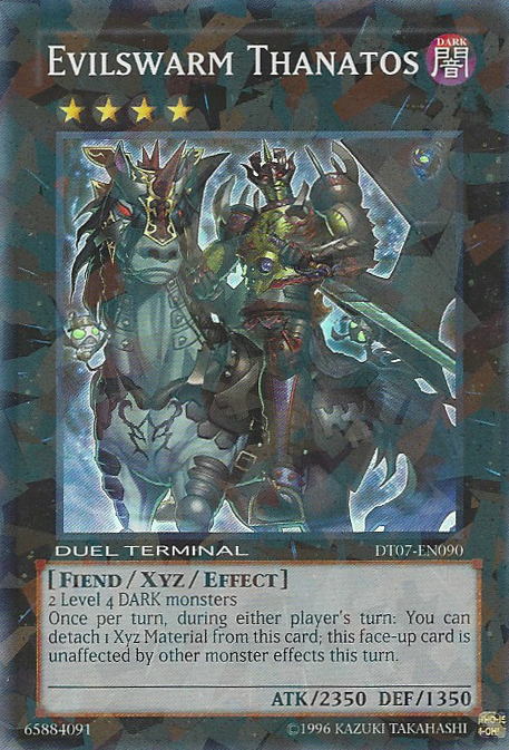 Evilswarm Thanatos [DT07-EN090] Super Rare | Play N Trade Winnipeg