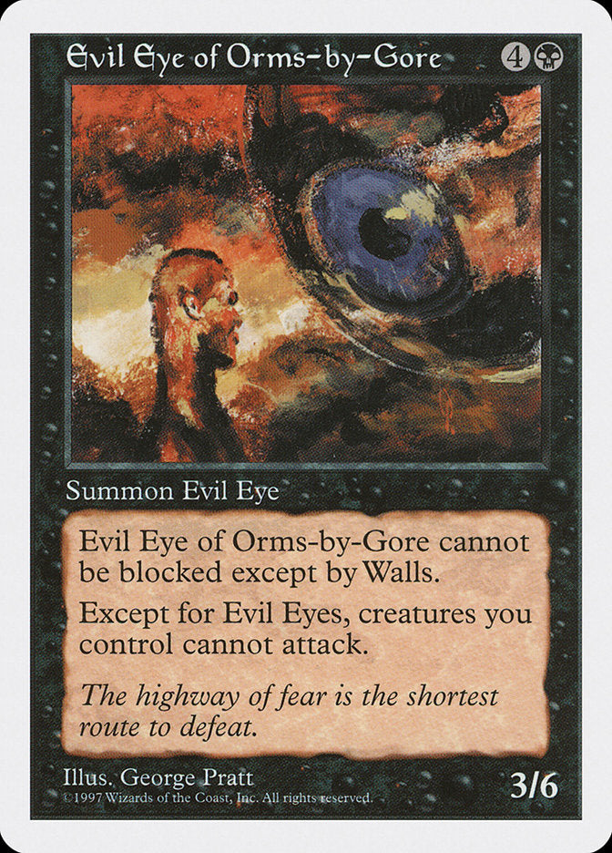 Evil Eye of Orms-by-Gore [Fifth Edition] | Play N Trade Winnipeg