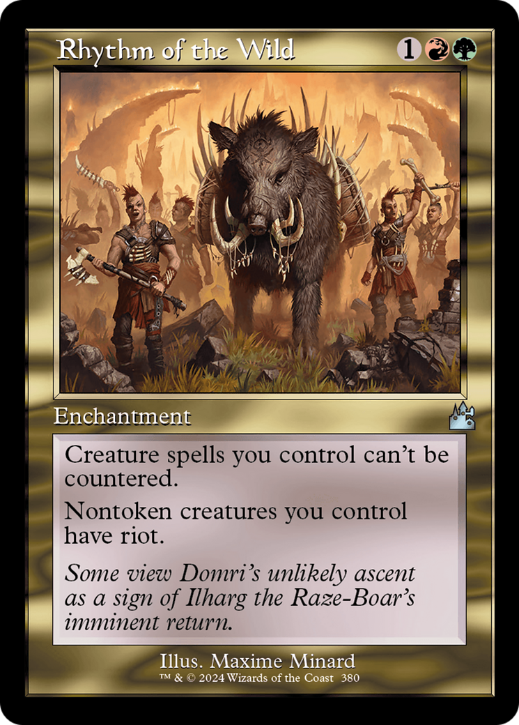 Rhythm of the Wild (Retro Frame) [Ravnica Remastered] | Play N Trade Winnipeg