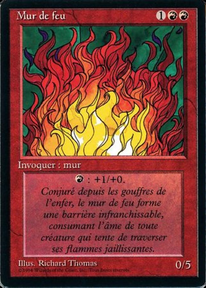 Wall of Fire [Foreign Black Border] | Play N Trade Winnipeg