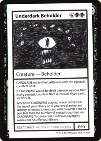 Underdark Beholder (2021 Edition) [Mystery Booster Playtest Cards] | Play N Trade Winnipeg