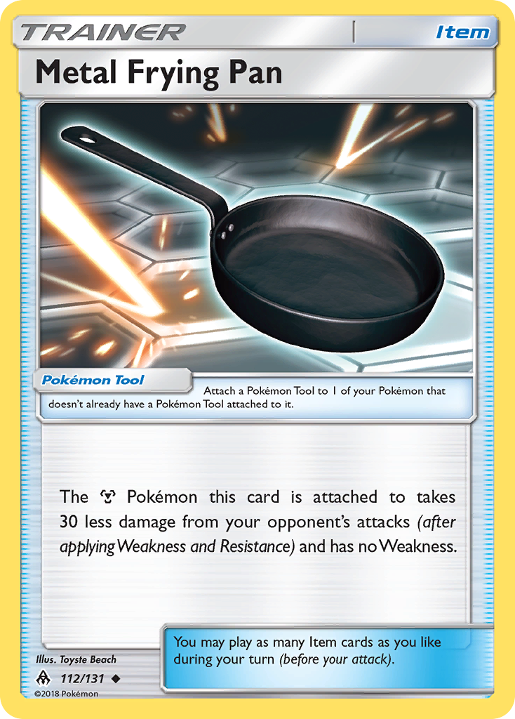 Metal Frying Pan (112/131) [Sun & Moon: Forbidden Light] | Play N Trade Winnipeg