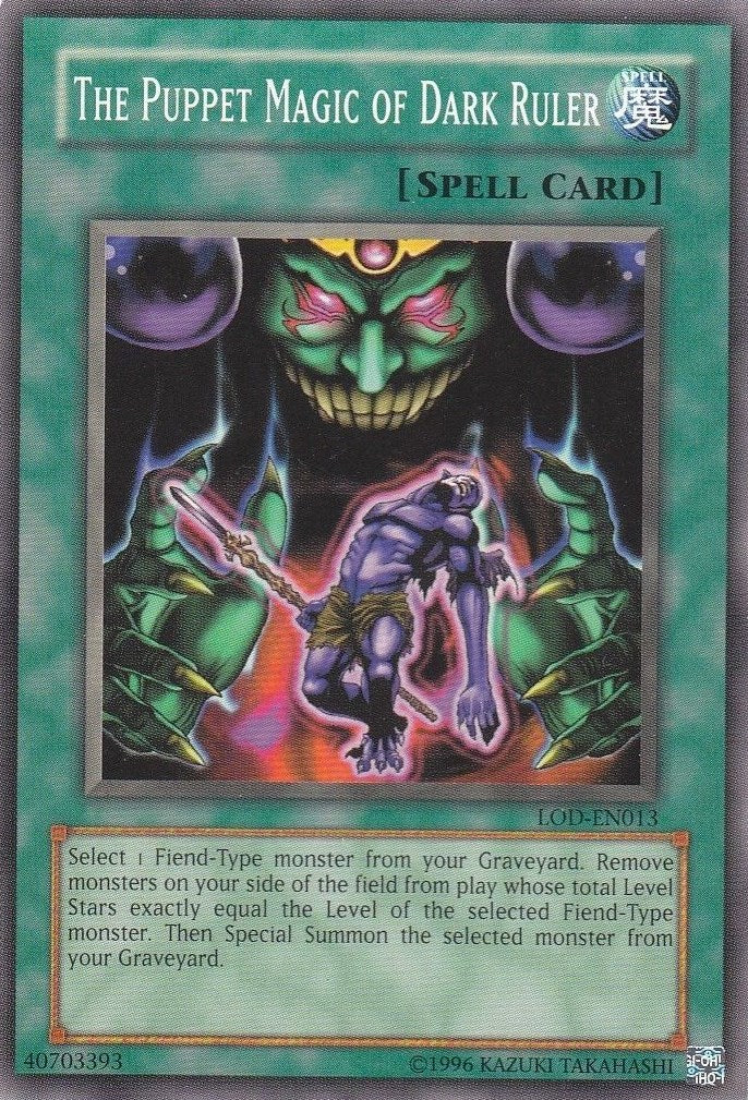 The Puppet Magic of Dark Ruler [LOD-EN013] Common | Play N Trade Winnipeg