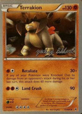 Terrakion (73/101) (CMT - Zachary Bokhari) [World Championships 2012] | Play N Trade Winnipeg