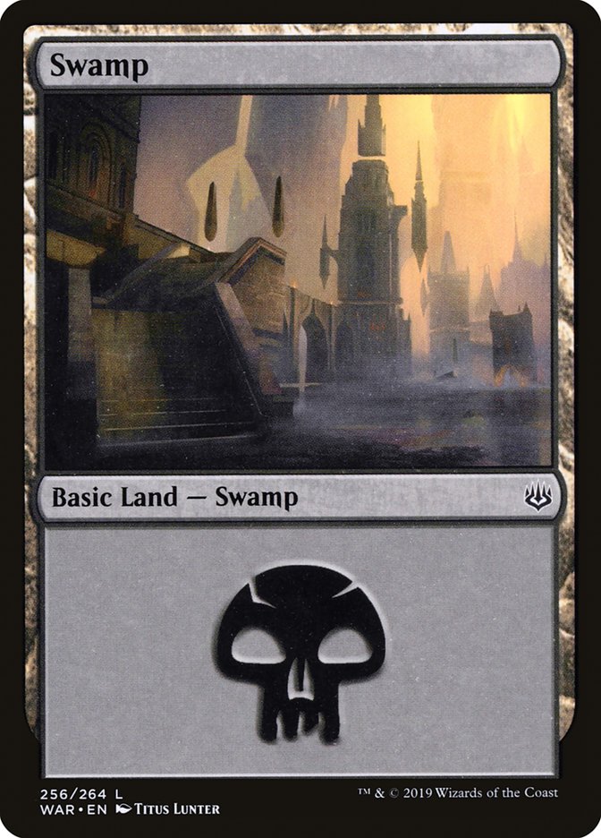 Swamp (256) [War of the Spark] | Play N Trade Winnipeg