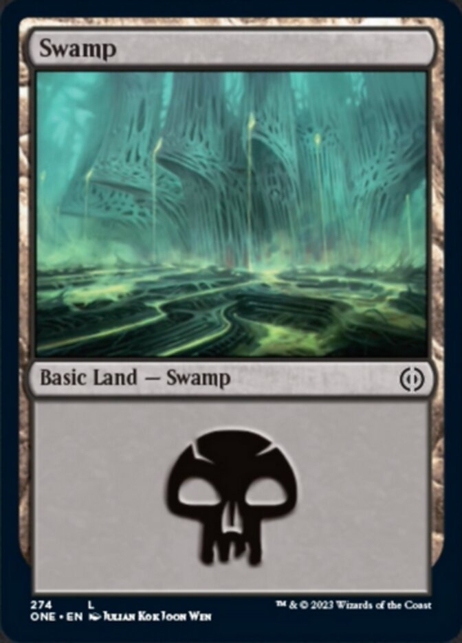 Swamp (274) [Phyrexia: All Will Be One] | Play N Trade Winnipeg