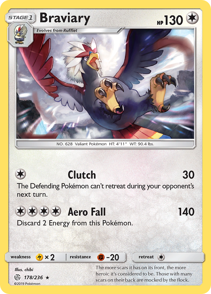 Braviary (178/236) [Sun & Moon: Cosmic Eclipse] | Play N Trade Winnipeg