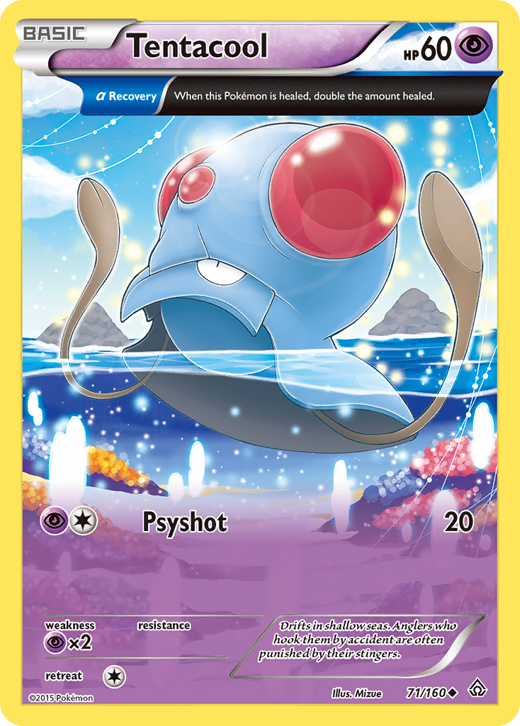 Tentacool (71/160) [XY: Primal Clash] | Play N Trade Winnipeg