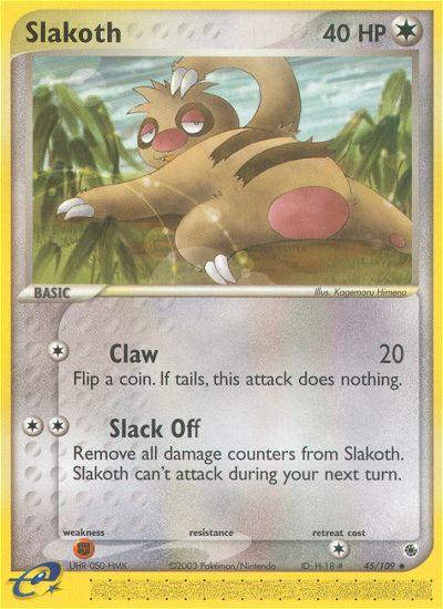 Slakoth (45/109) [EX: Ruby & Sapphire] | Play N Trade Winnipeg