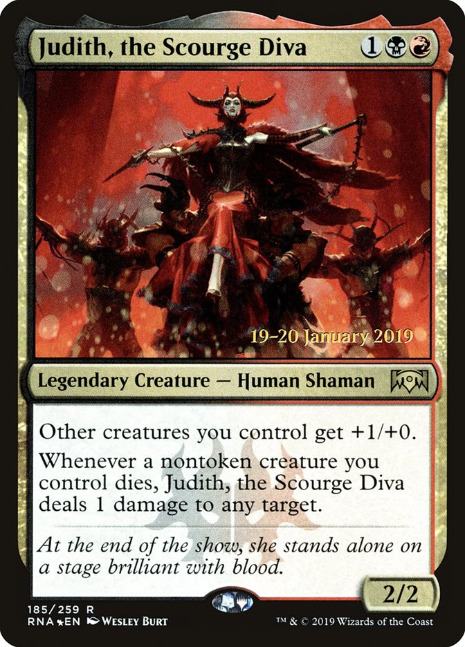 Judith, the Scourge Diva [Ravnica Allegiance Prerelease Promos] | Play N Trade Winnipeg