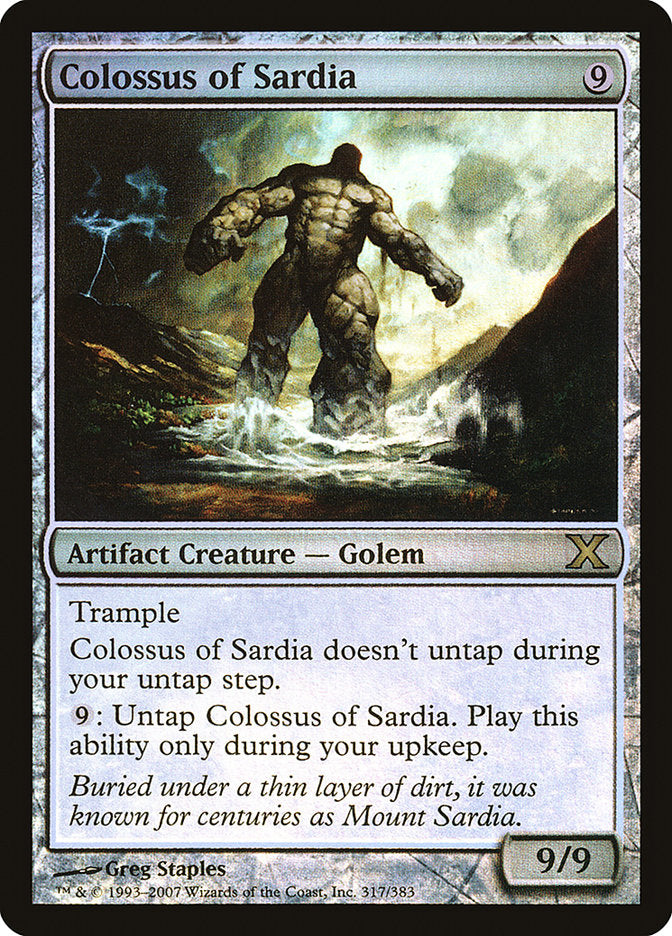 Colossus of Sardia (Premium Foil) [Tenth Edition] | Play N Trade Winnipeg