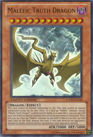 Malefic Truth Dragon [JUMP-EN048] Ultra Rare | Play N Trade Winnipeg