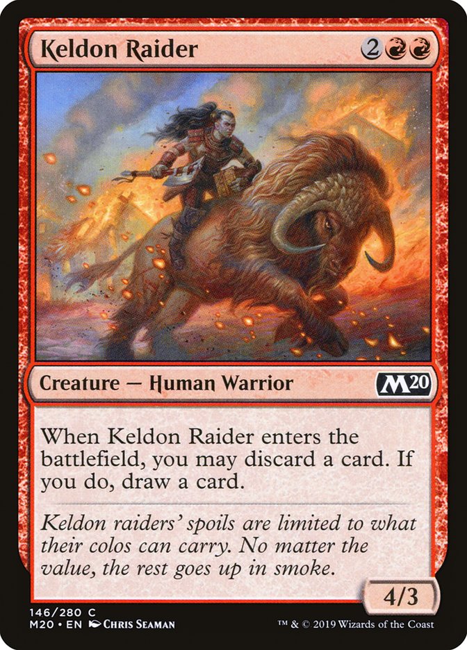 Keldon Raider [Core Set 2020] | Play N Trade Winnipeg