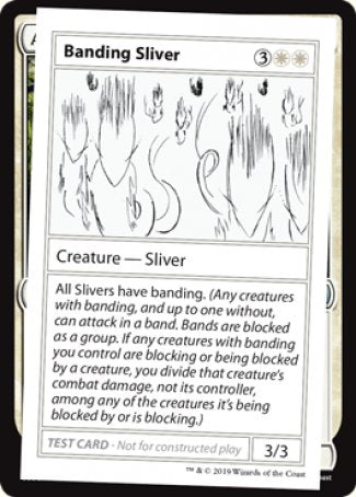 Banding Sliver (2021 Edition) [Mystery Booster Playtest Cards] | Play N Trade Winnipeg
