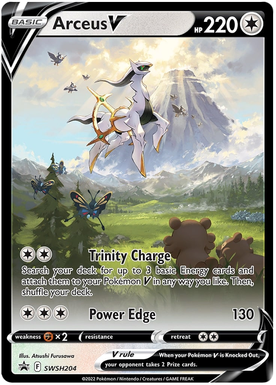 Arceus V (SWSH204) [Sword & Shield: Black Star Promos] | Play N Trade Winnipeg