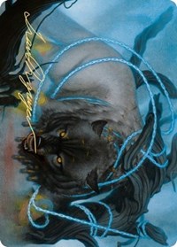 Bind the Monster Art Card (Gold-Stamped Signature) [Kaldheim: Art Series] | Play N Trade Winnipeg