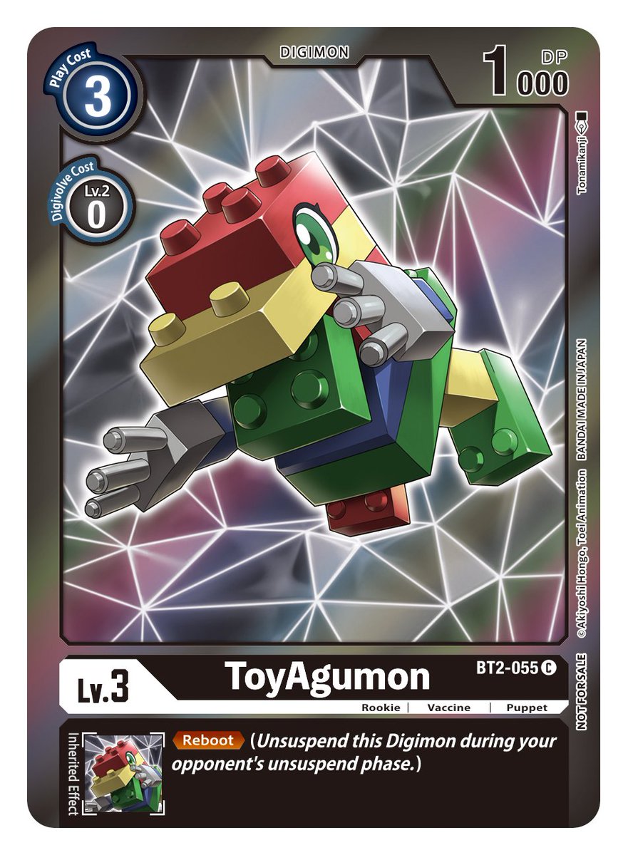 ToyAgumon [BT2-055] (Event Pack 2) [Release Special Booster Ver.1.0] | Play N Trade Winnipeg