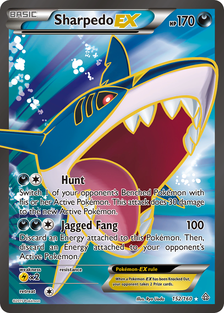 Sharpedo EX (152/160) [XY: Primal Clash] | Play N Trade Winnipeg