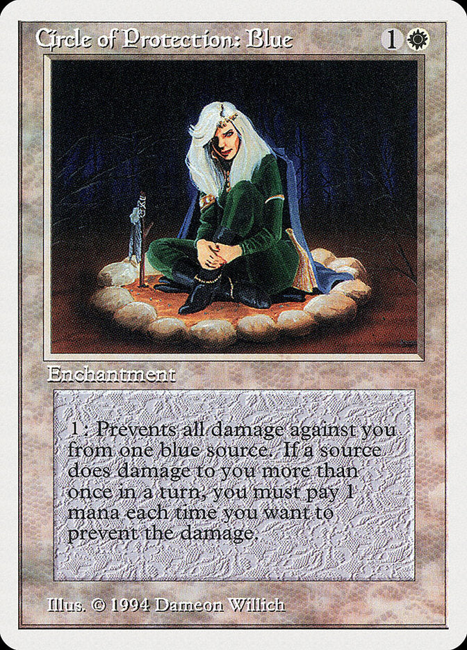 Circle of Protection: Blue [Summer Magic / Edgar] | Play N Trade Winnipeg