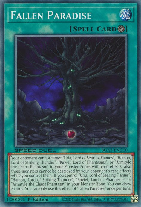 Fallen Paradise [SGX3-ENG10] Common | Play N Trade Winnipeg