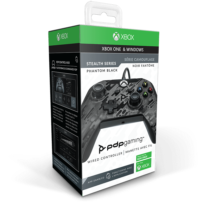 BLACK CAMO WIRED CTRL XB1 [PDP] | Play N Trade Winnipeg