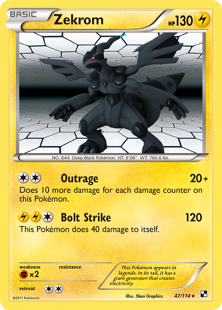 Zekrom (47/114) [Black & White: Base Set] | Play N Trade Winnipeg