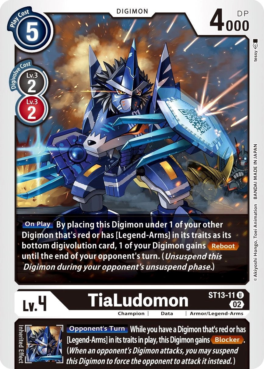 TiaLudomon [ST13-11] [Starter Deck: Ragnaloardmon] | Play N Trade Winnipeg