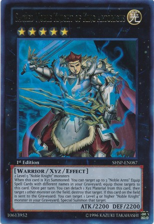 Sacred Noble Knight of King Artorigus [SHSP-EN087] Ultra Rare | Play N Trade Winnipeg