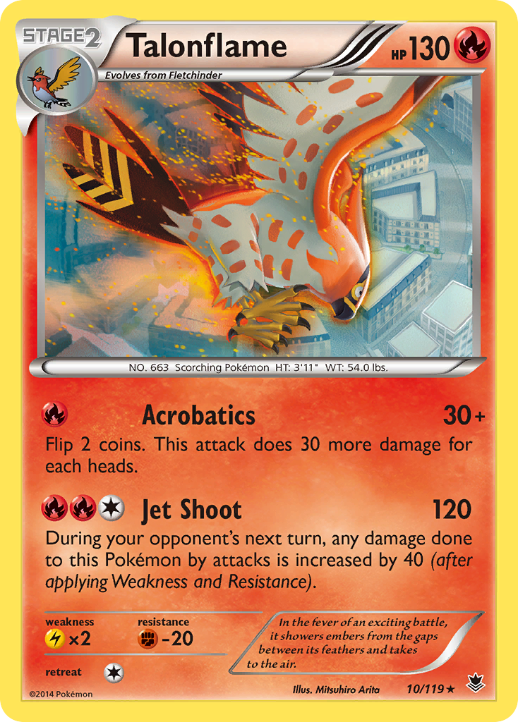 Talonflame (10/119) [XY: Phantom Forces] | Play N Trade Winnipeg