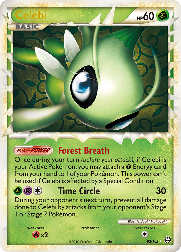 Celebi (92/102) [HeartGold & SoulSilver: Triumphant] | Play N Trade Winnipeg