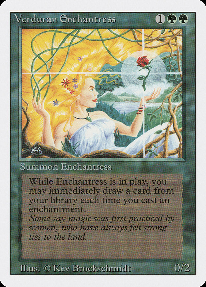 Verduran Enchantress [Revised Edition] | Play N Trade Winnipeg