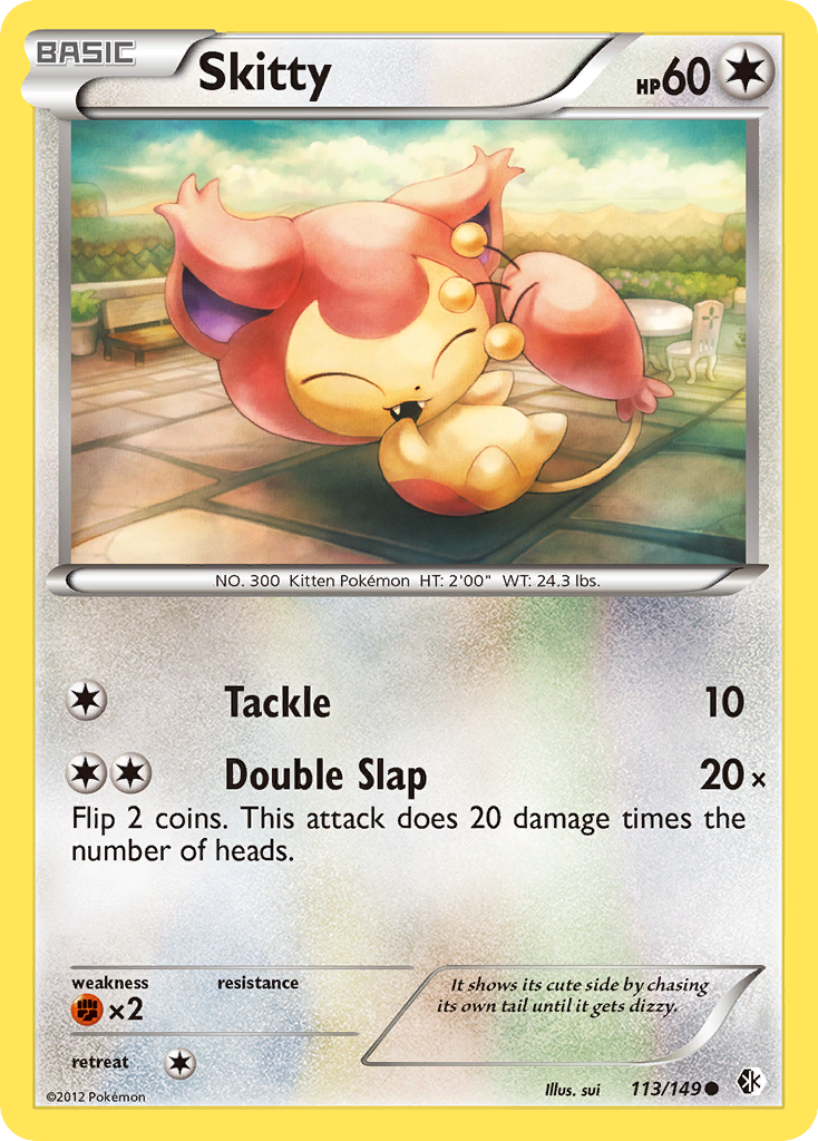 Skitty (113/149) [Black & White: Boundaries Crossed] | Play N Trade Winnipeg