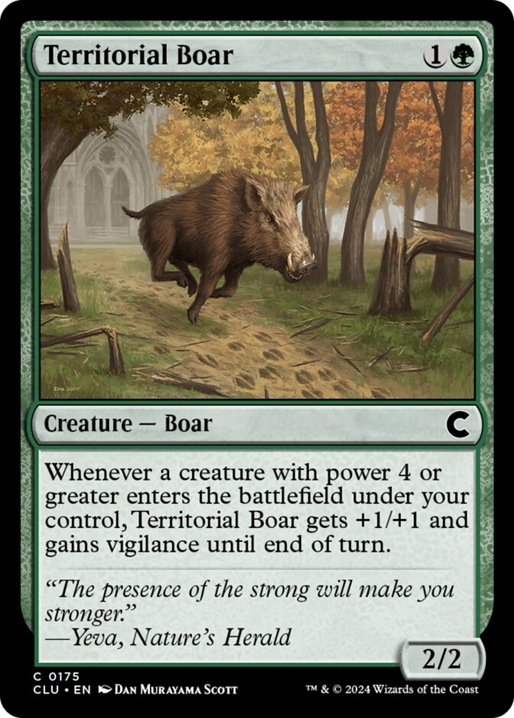 Territorial Boar [Ravnica: Clue Edition] | Play N Trade Winnipeg