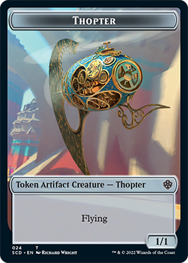 Elephant // Thopter Double-Sided Token [Starter Commander Decks] | Play N Trade Winnipeg