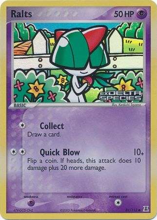 Ralts (81/113) (Stamped) [EX: Delta Species] | Play N Trade Winnipeg