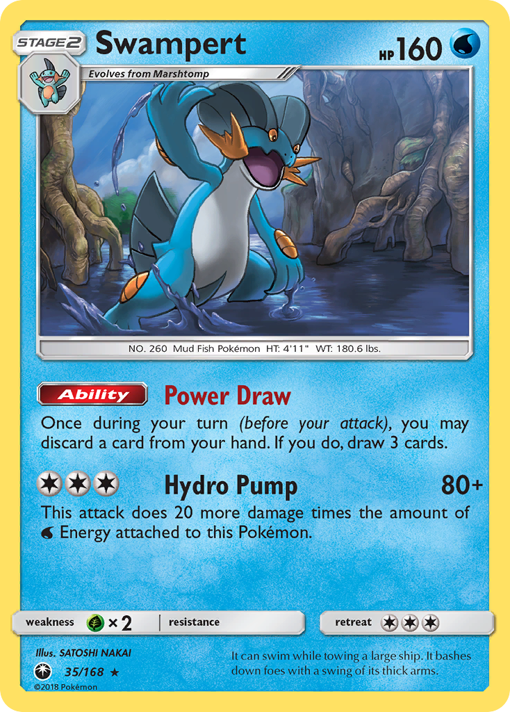 Swampert (35/168) [Sun & Moon: Celestial Storm] | Play N Trade Winnipeg