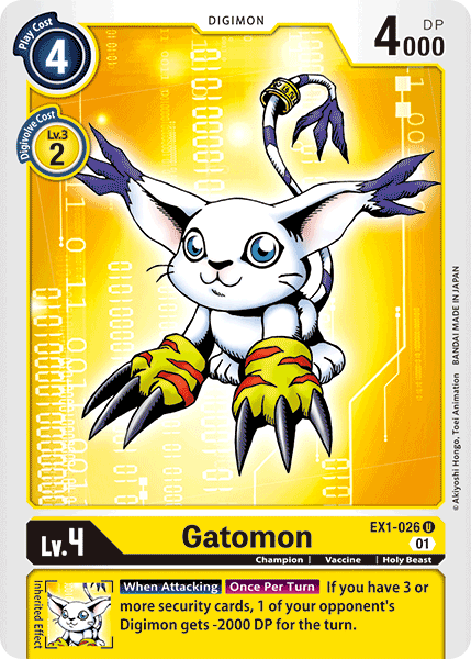 Gatomon [EX1-026] [Classic Collection] | Play N Trade Winnipeg