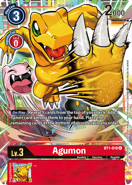 Agumon [BT1-010] (Dash Pack) [Release Special Booster Ver.1.0 Promos] | Play N Trade Winnipeg