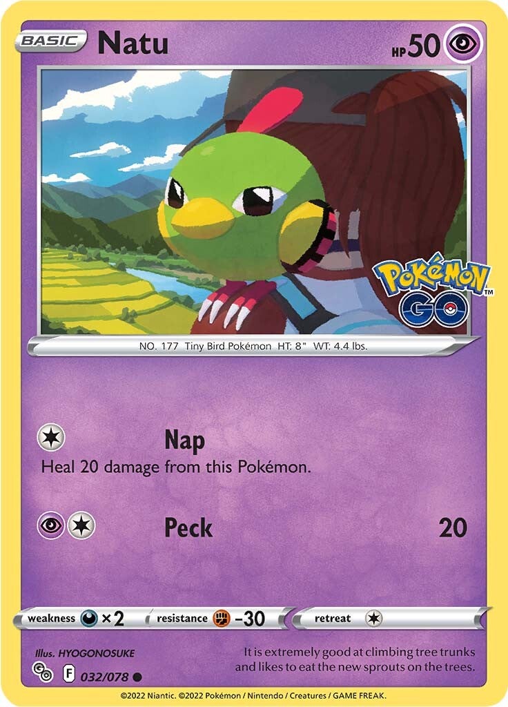 Natu (032/078) [Pokémon GO] | Play N Trade Winnipeg