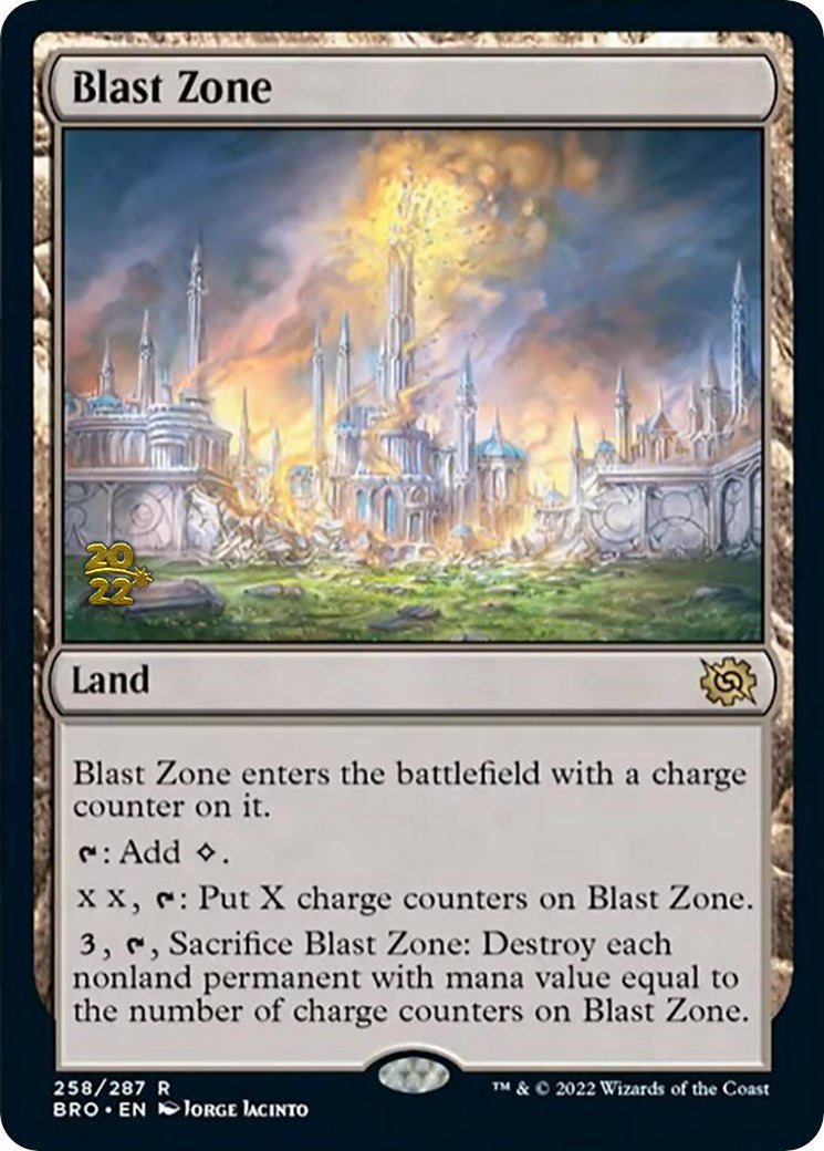 Blast Zone (258) [The Brothers' War: Prerelease Promos] | Play N Trade Winnipeg