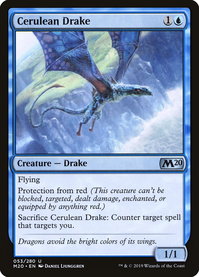 Cerulean Drake [Core Set 2020] | Play N Trade Winnipeg