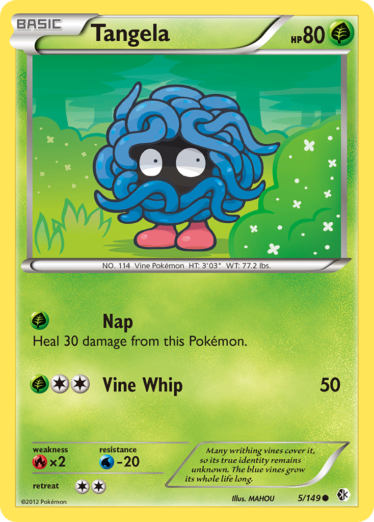 Tangela (5/149) [Black & White: Boundaries Crossed] | Play N Trade Winnipeg