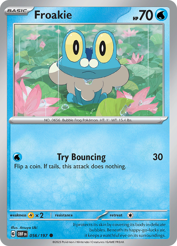 Froakie (056/197) [Scarlet & Violet: Obsidian Flames] | Play N Trade Winnipeg