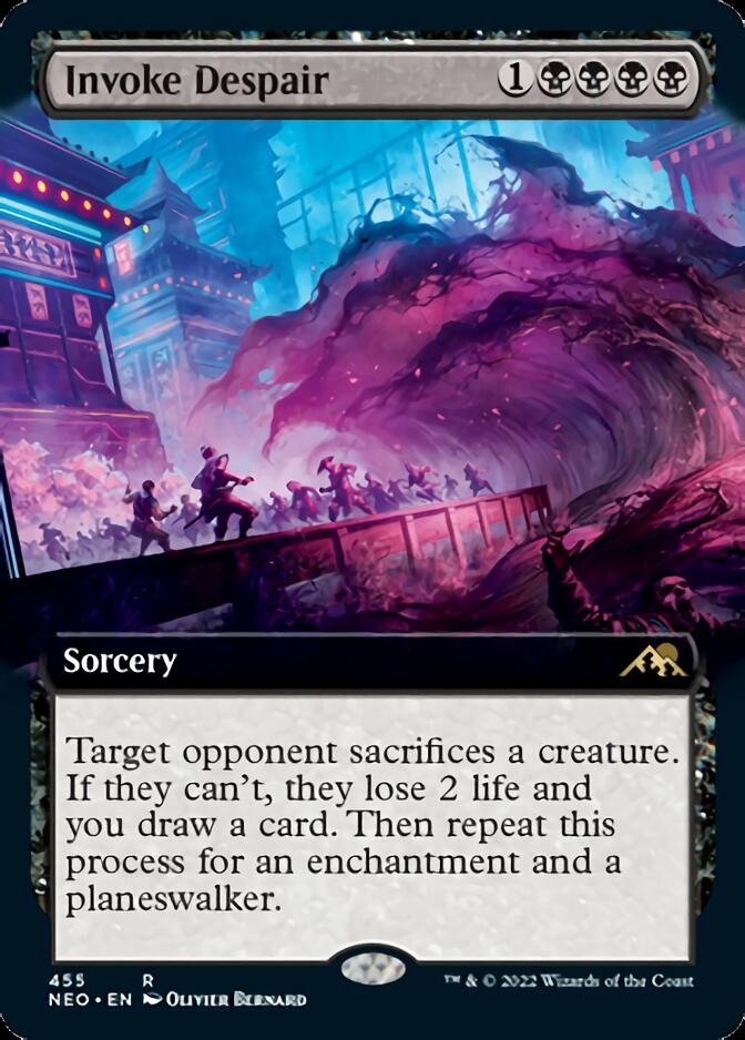 Invoke Despair (Extended) [Kamigawa: Neon Dynasty] | Play N Trade Winnipeg