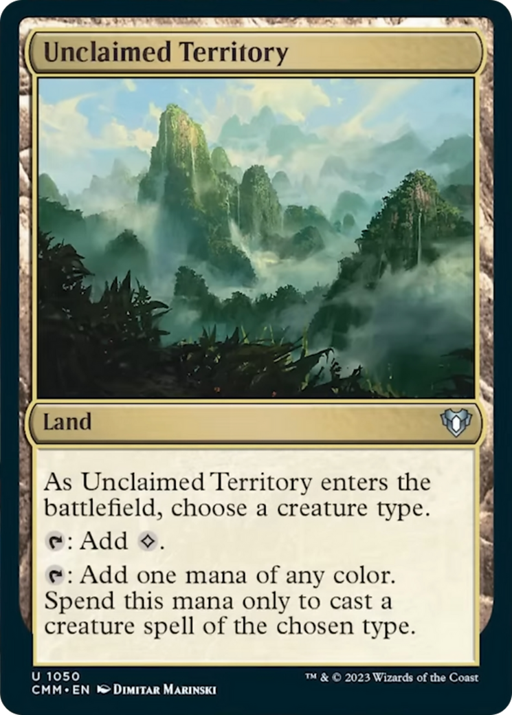 Unclaimed Territory [Commander Masters] | Play N Trade Winnipeg