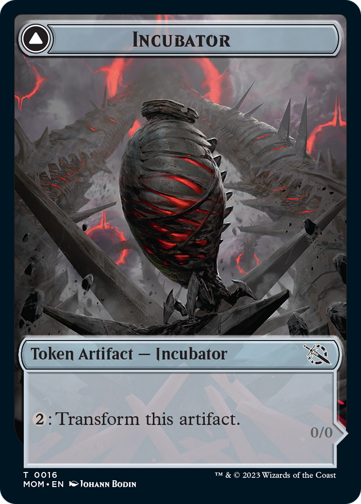 Incubator // Phyrexian (16) Double-Sided Token [March of the Machine Tokens] | Play N Trade Winnipeg