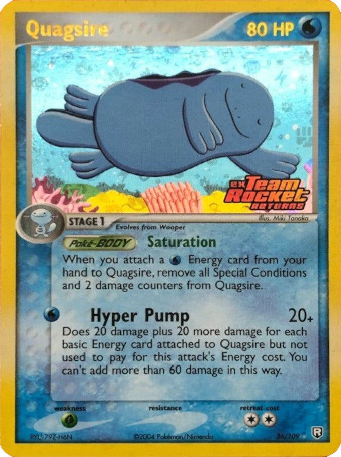 Quagsire (26/109) (Stamped) [EX: Team Rocket Returns] | Play N Trade Winnipeg