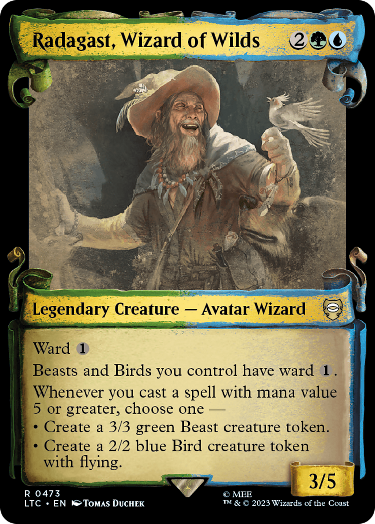 Radagast, Wizard of Wilds [The Lord of the Rings: Tales of Middle-Earth Commander Showcase Scrolls] | Play N Trade Winnipeg