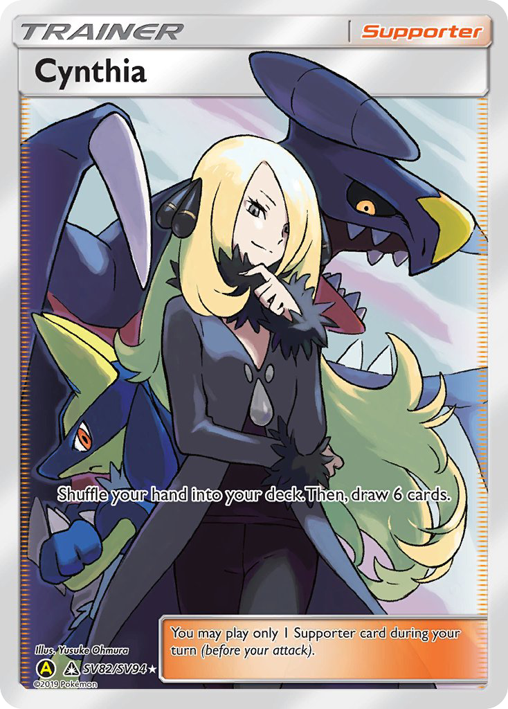 Cynthia (SV82/SV94) [Sun & Moon: Hidden Fates - Shiny Vault] | Play N Trade Winnipeg